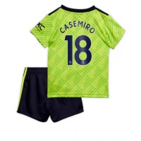 Manchester United Casemiro #18 Fußballbekleidung 3rd trikot Kinder 2022-23 Kurzarm (+ kurze hosen)